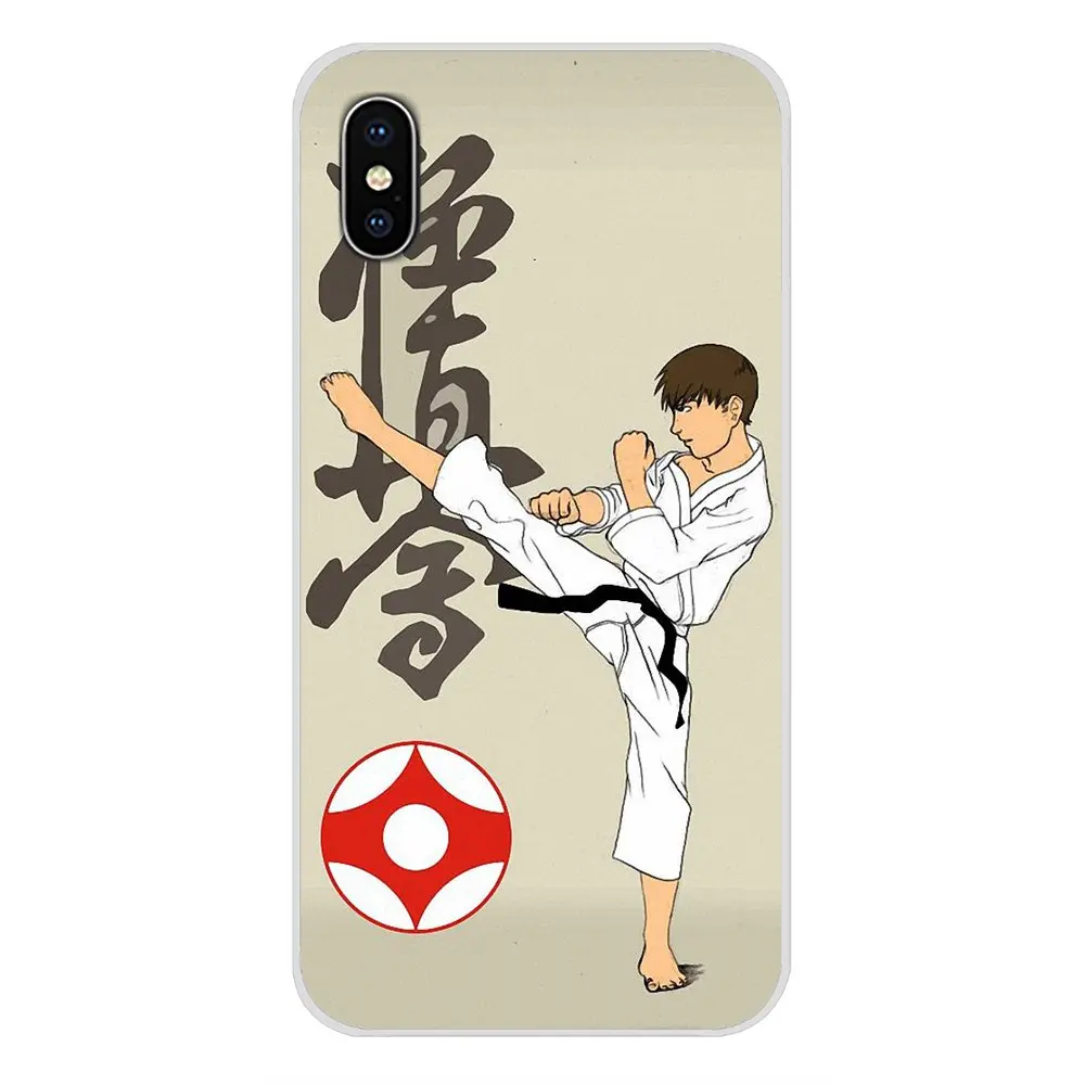 Oyama Kyokushin каратэ аксессуары чехлы для телефонов Apple IPhone X XR XS 11Pro MAX 4S 5s 5C SE 6S 7 8 Plus ipod touch 5 6
