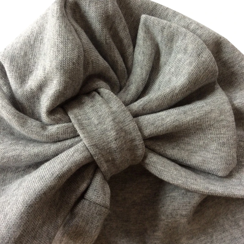 Baby Cap Cotton Big Bow Layer Hat Baby Hats Children's Girls 2 Winter Kids For Caps Butterfly Hat India