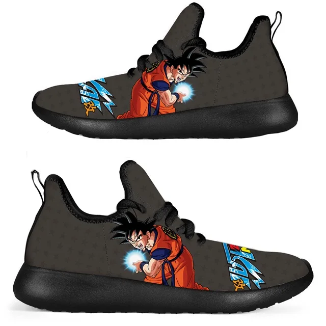 HMB6015Z60 ELVISWORDS Dragon Ball Z крутая повседневная обувь Saiyan летние дышащие спортивные мужские штаны Сон Гоку Dragon Ball мужские сетчатые кроссовки - Цвет: HMB6015Z60