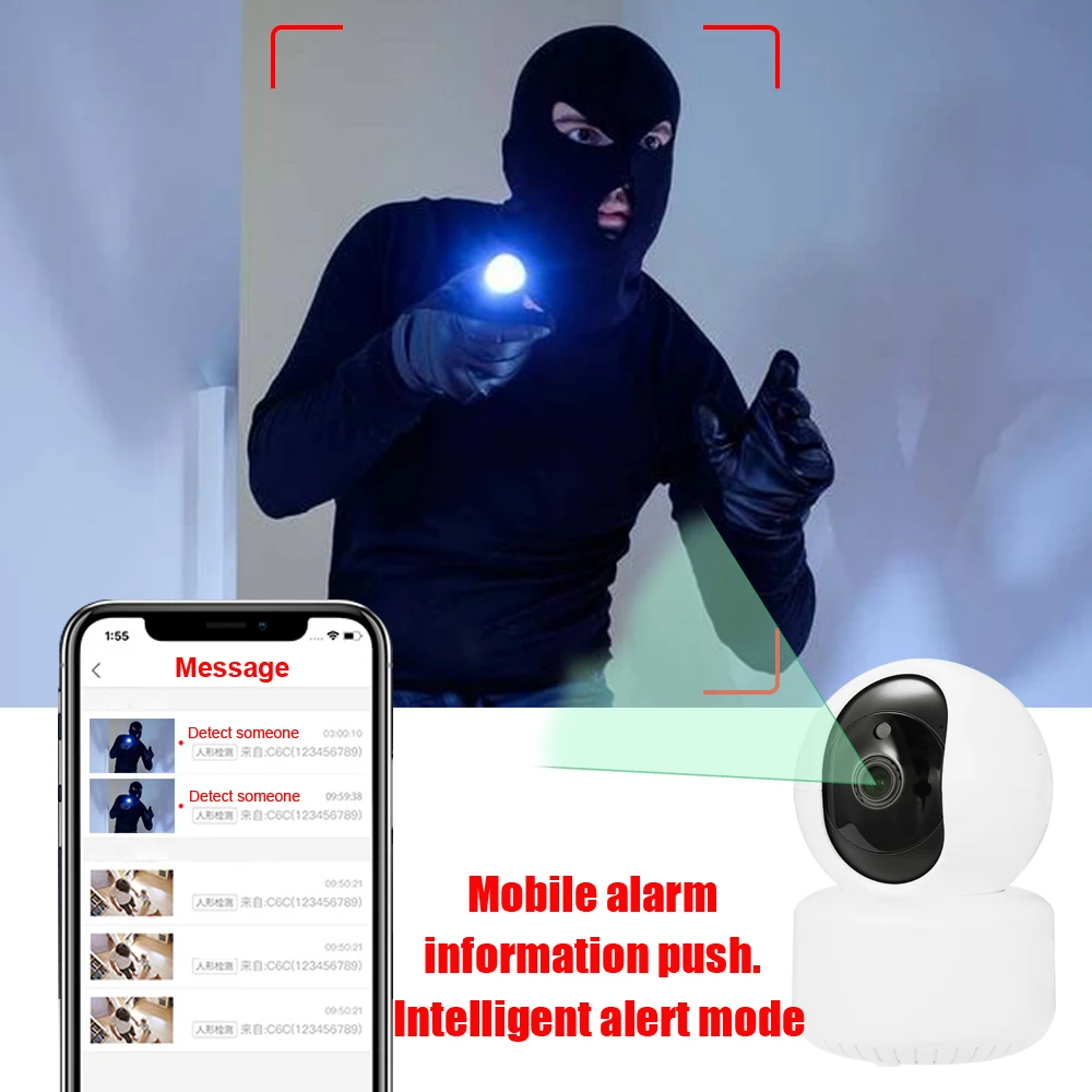 Беспроводная WiFi камера интеллектуальная домашняя Защитная s мобильный телефон