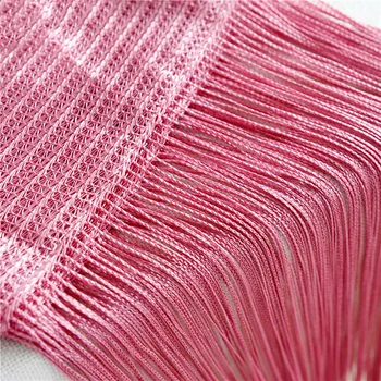 

Lychee Glitter String Curtain Modern Door Curtain Window Room Divider Curtain Valance Home Decoration