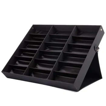 

18 Grid Sunglasses Storage Box High Capacity Organizer Glasses Display Case Stand Holder Eyewear Eyeglasses Box Sunglasses Case