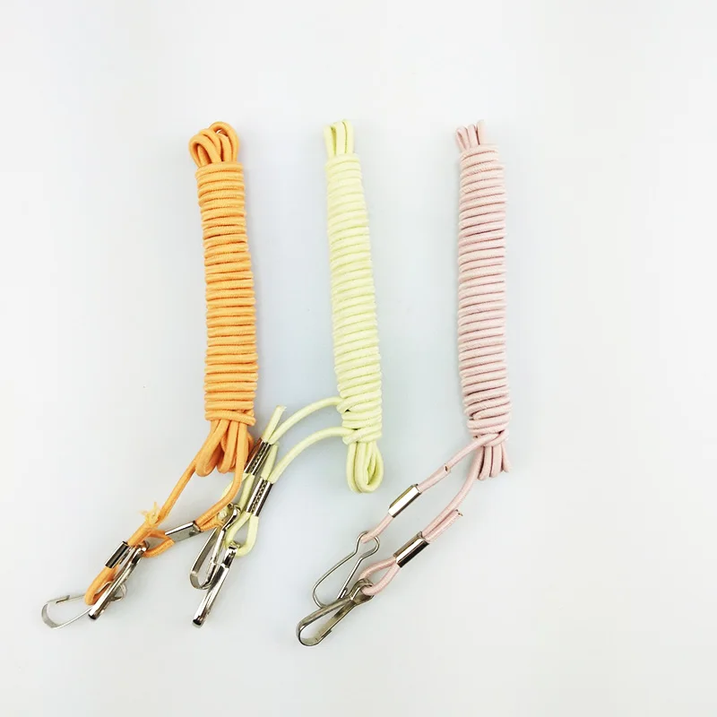 Fish Pole Rod Protector Elastic Rubber Rope Line Fishing Tackle Safty Lanyard Multifunction Outdoor Tool 1PCS