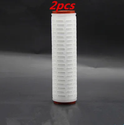 10 дюймов 0,2 микрон части фильтра для воды сделать вино инструмент PP хлопок мембранный картридж - Цвет: 2PCS
