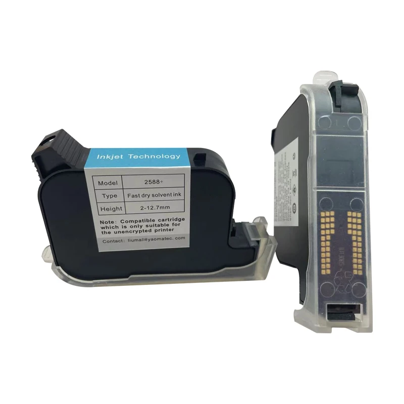 Cartucho de Tinta de Secagem Rápida para Não Impressora a Jato de Tinta 2588 + Frete Grátis Eco Solvente Água Baseado Handheld Criptografada 1 Pçs 2588 12.7mm - Imagem 2