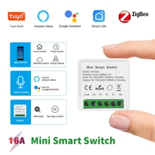 Tuya Zigbee MINI Smart Switch 16A 2-way Tuya APP Control Timer Smart Home Automation Modules Works With Alexa Google Home
Tuya Zigbee MINI Smart Switch 16A 2-way Tuya APP Control Timer Smart Home Automation Modules Works With Alexa Google Home
