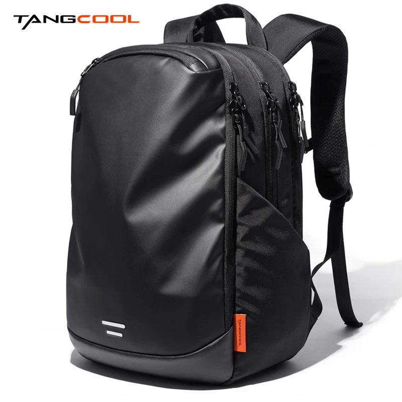 TANGCOOL Laptop Backpack Men 15.6 inch Office Work Men Backpack Business Bag Unisex Black Multifunction Backpack Travel Backpack 