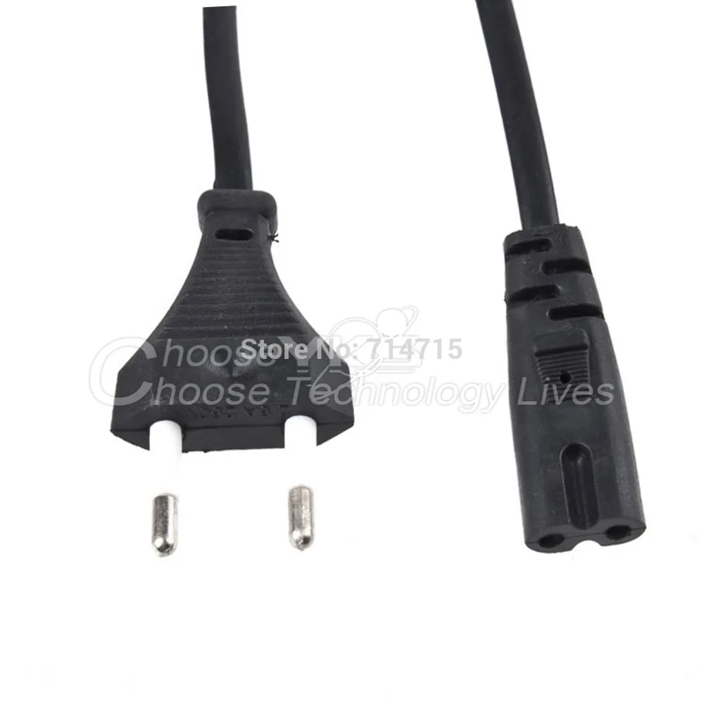 1 шт. кабель питания для ноутбука с 2 зубцами адаптер переменного тока Pin лидер