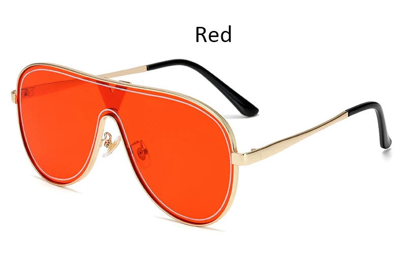 Red Новинка! Роскошные солнцезащитные очки для женщин, модные брендовые Винтажные Солнцезащитные очки с градиентом, женские трендовые очки с металлической оправой UV400 - Цвет линз: Red