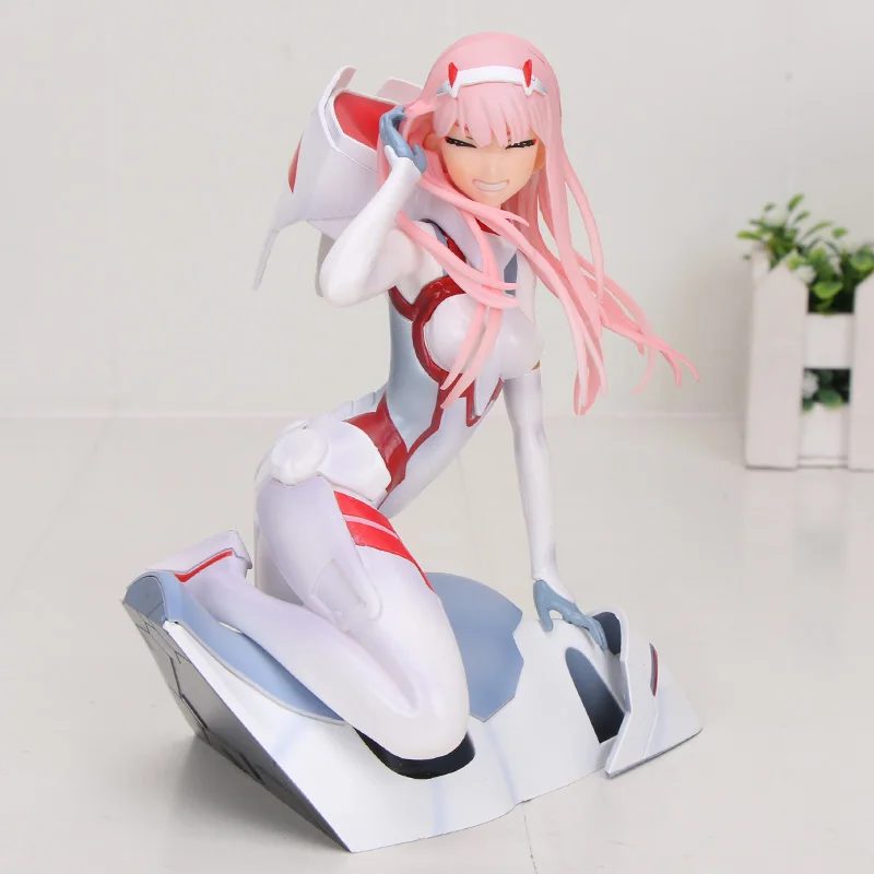 Фигурки героев аниме Дарлинг во Фране 15 см фигурка Zero Two 02 красная/белая одежда