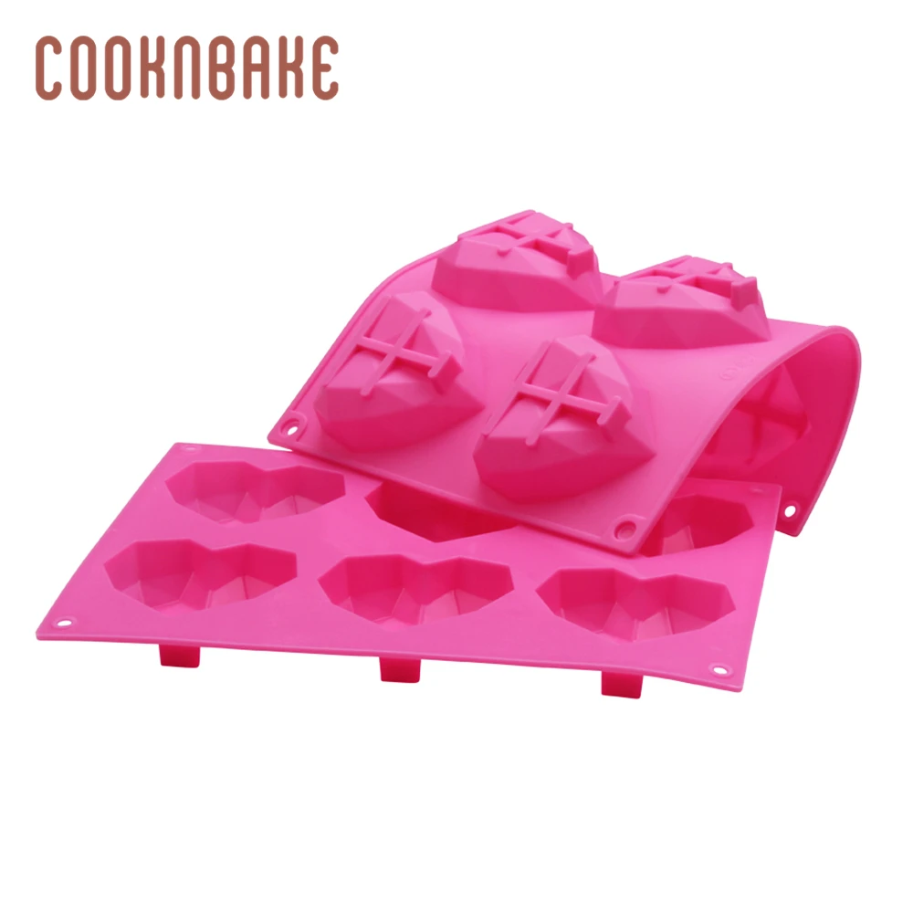 COOKNBAKE на День святого Валентина силиконовая форма для мыла, сердце, обувь, сделанная вручную мыло смолы пресс-форма для торта Пудинг льда лоток торта Украшенные инструмент