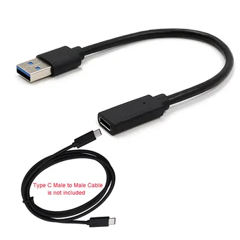 

USB 3.1 Type C Female to USB 3.0 Male Adapter Cable For Macbook Android Phone Connector Converter