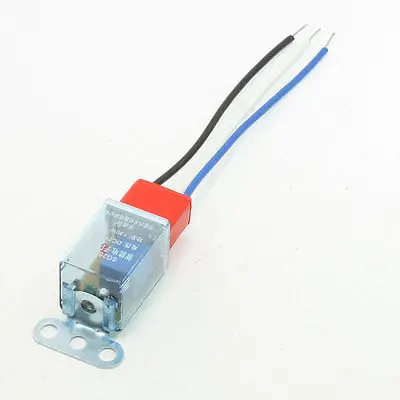 

Red Rubber Cover Ceramic Socket 24V DC LED Signal Lamp Car Flasher Relay 2 Pcs