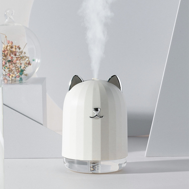 280ml Ultrasonic Air Humidifier Aroma Essential Oil Diffuser USB Fogger Mist Maker Humidificador With LED Night Lamp