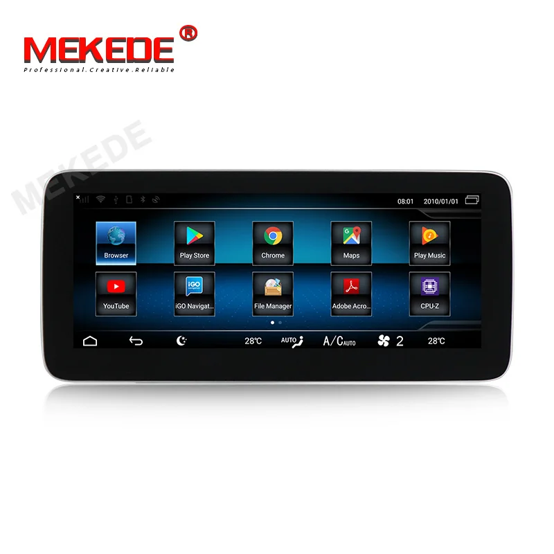 Mekede автомобильный мультимедийный плеер для Mercedes benz V CLASS 639 Автомагнитола с wifi BT USB 4 Гб+ 64 ГБ navi