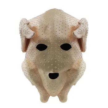 

Latex Full Head Animal Plucked Turkey Chicken Quality Fancy Party Mask Costumes Rooster Head Mask
