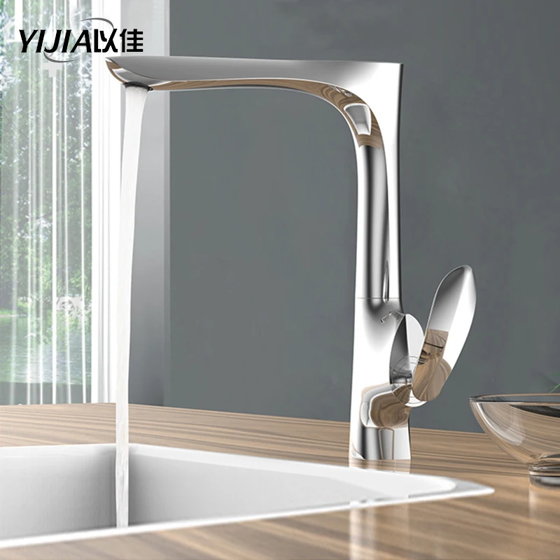 

Chrome 360 Degree Swivel metal Kitchen Mixer Cold Hot Basin Sink Tap Faucet