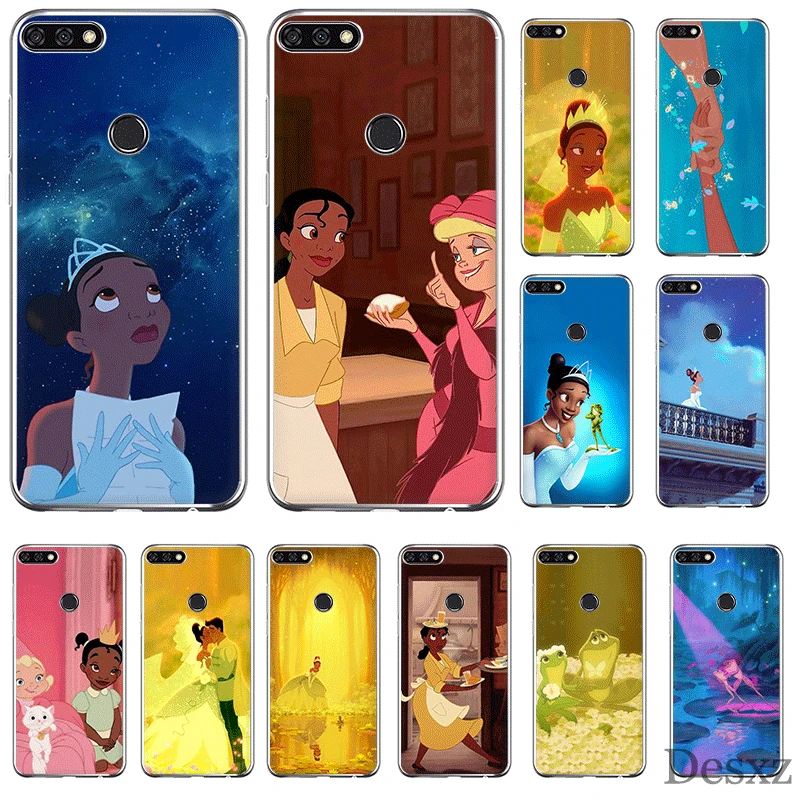 Mobile Phone Case TPU For Huawei P30 P20 P10 P8 P9 Lite Pro P Smart Z Plus Cover Cartoon Princess The Frog | Мобильные телефоны и