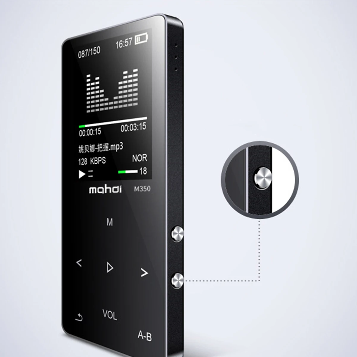 SOONHUA цифровой Hi-Fi музыкальный плеер портативный mp3-плеер fm-радио mp3-плееры мини BT MP3 диктофон с наушниками