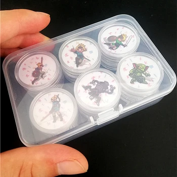 

24Pcs Zelda Breath Of The Wild Card NFC For Amiibo Young Link Wolf Link's Awakening Ntag215 Coin Tag Tagmo Diablo Splatoon 2