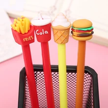 

36Pcs Korean Food Cute Pens Funny Stationery Pen Kawaii Ballpoint Back to School Office Supply Accessory Goods Kawai Stationary