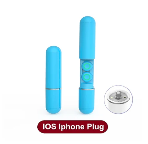 Blue IOS Iphone Для S10 TWS, Bluetooth 5,0, наушники, стерео, настоящие, беспроводные, свободные руки, наушники, водонепроницаемая гарнитура с внешним аккумулятором - Цвет: Blue IOS Iphone