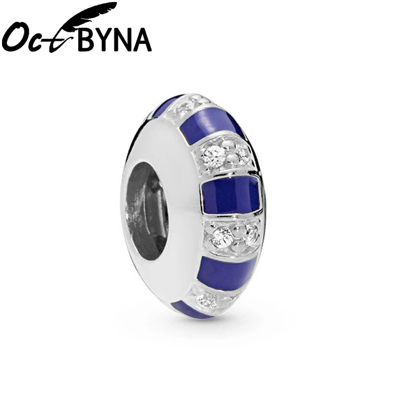43 Octbyna, винтажные Серебряные бусы, подвеска, Подходит для Pandora, цепочка в виде змеи, подвески, браслет, ожерелье, изготовление для женщин, девочек, мальчиков, ювелирные изделия, подарки - Цвет: 43