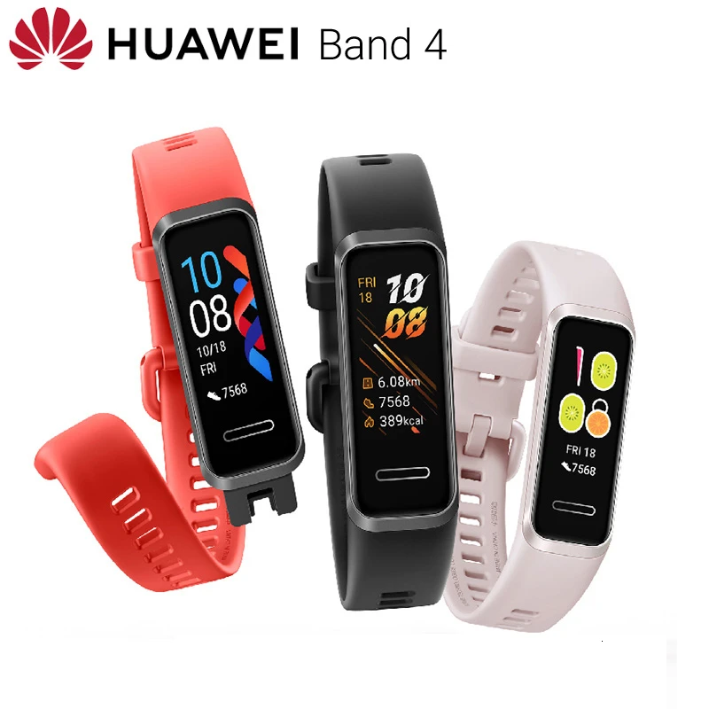  Huawei Band 4 Smart Band Global Version Smart Watch Heart Rate Health Monitor New Watch Faces USB P - 4000303544437