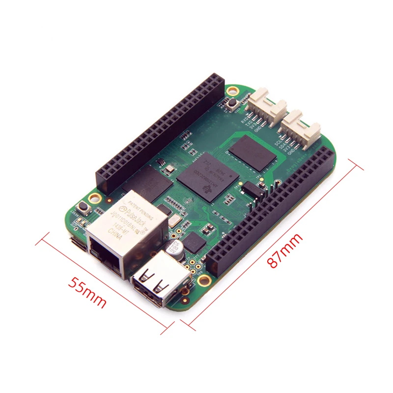 BeagleBone Green AM3358 1GHz ARM&reg Cortex-A8 512MB DDR3 RAM 4GB 8-bit eMMC 3D Graphics Accelerator Base on BeagleBone Black