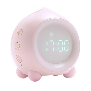 

Children Night Light Alarm Clock Wake Up Light with Snooze Function 6 Loud Sounds and 5 Volume Levels LB88