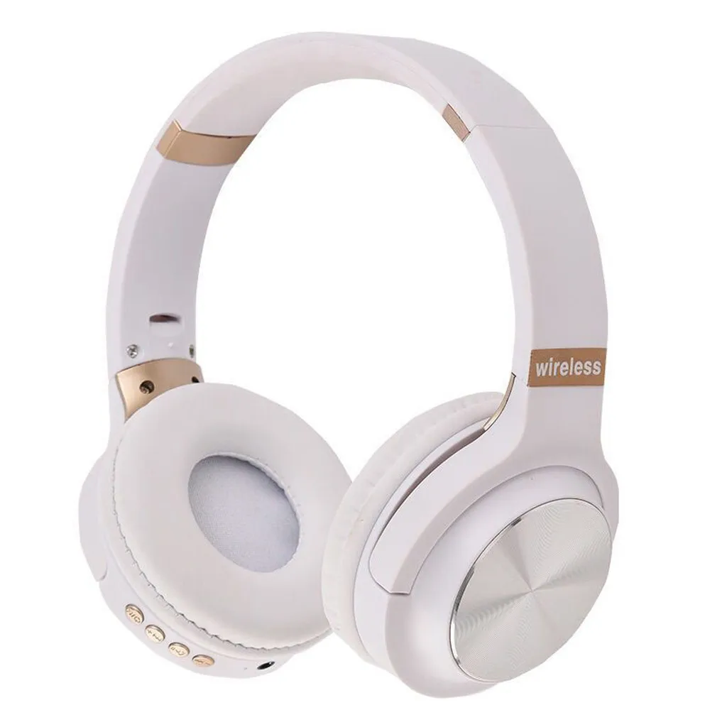Wireless Headset Bluetooth 4.1 Stereo OverEar Foldable Headphones Built-in Mic For moblle phone and ipad