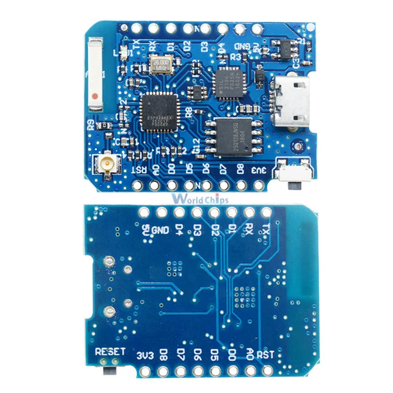Для WEMOS D1 Mini Pro 16 м байт внешняя антенна разъем NodeMCU ESP8266 ESP-8266EX CP2104 wifi макетная плата USB адаптер