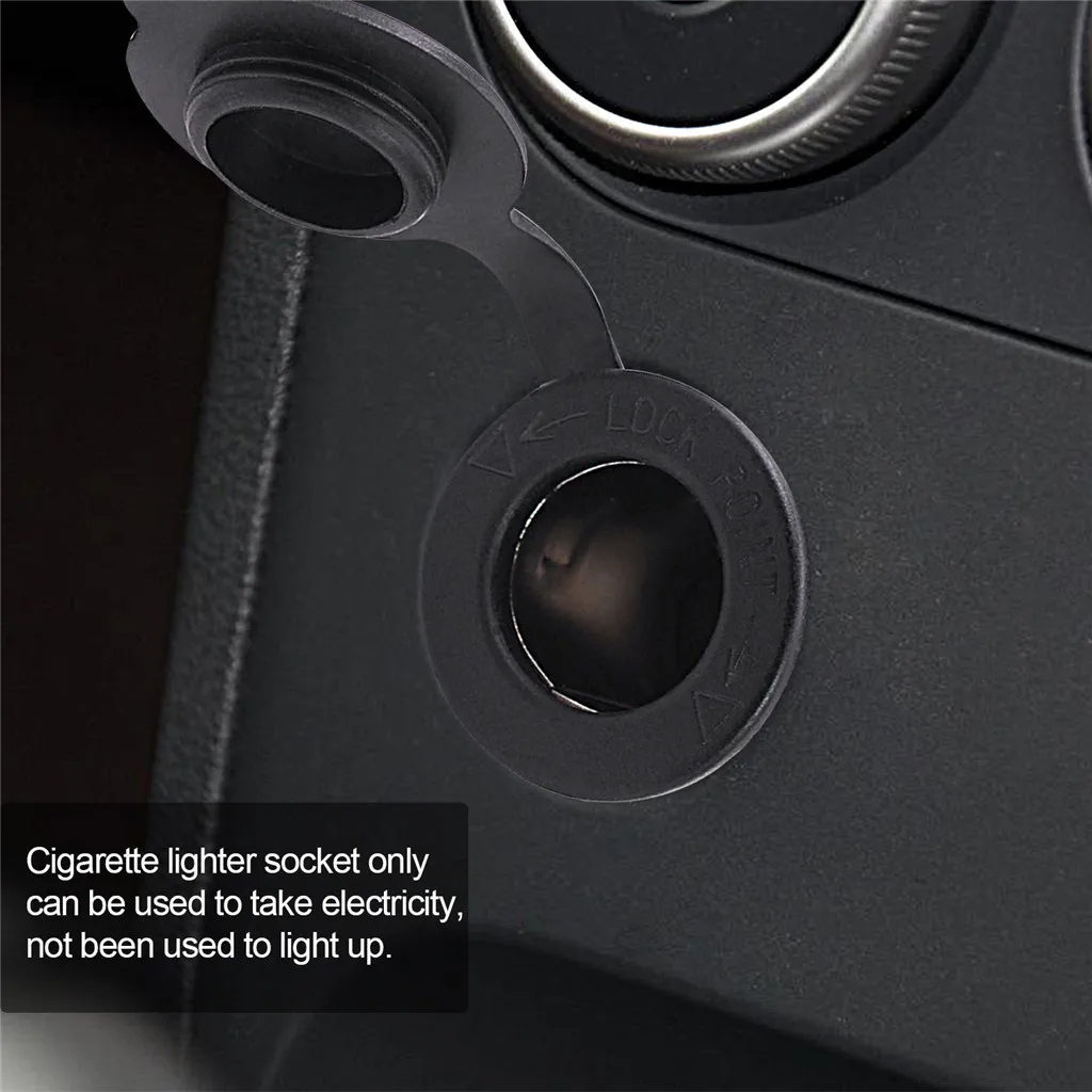 Waterproof 12V Mobile Phone USB Charger And Cigarette Adapters And Lighter Plugs