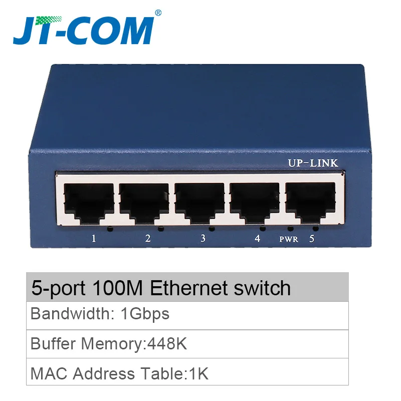 5 портов 1000 м Gigabit Ethernet коммутатор, 8 портов 100/1000Mpbs сетевые коммутаторы, концентратор LAN, полный дуплексный, Auto MDI/MDIX - Цвет: 5-port 100Mbps