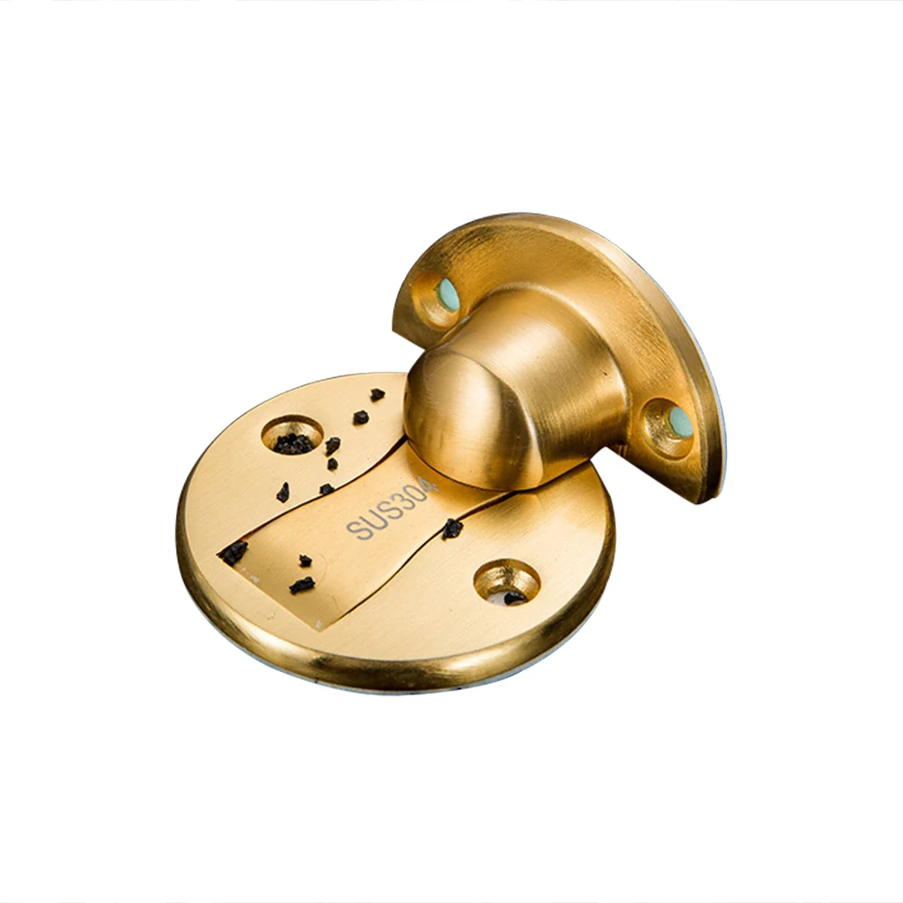 Magnet Door Stopper Stops Stainless Steel Holder Protect Protector For Glass Door Furniture SEP99 - Цвет: Золотой
