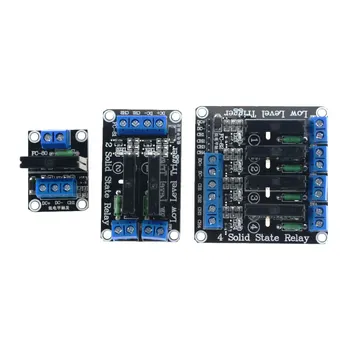 

1PCS Low Level 5V 24V 1 2 4 8 Channel Solid State Relay Module SSR G3MB-202P 240VAC 2A Output with Resistive Fuse