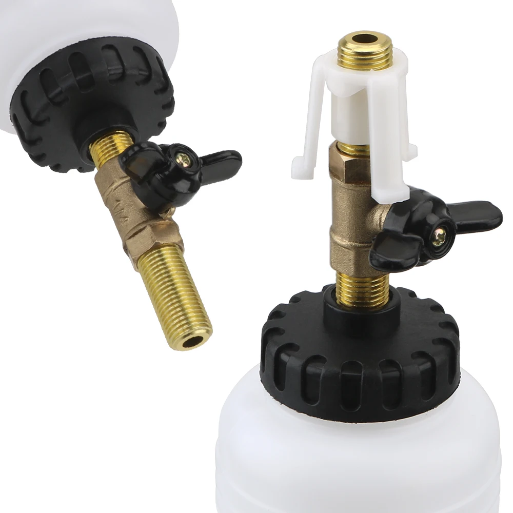 Car Oil Change Brake Bleeder Fluid Filter Changer Repair Tools 1L Large Capacity Equipment Kit Automotive Motorcycle Accessories