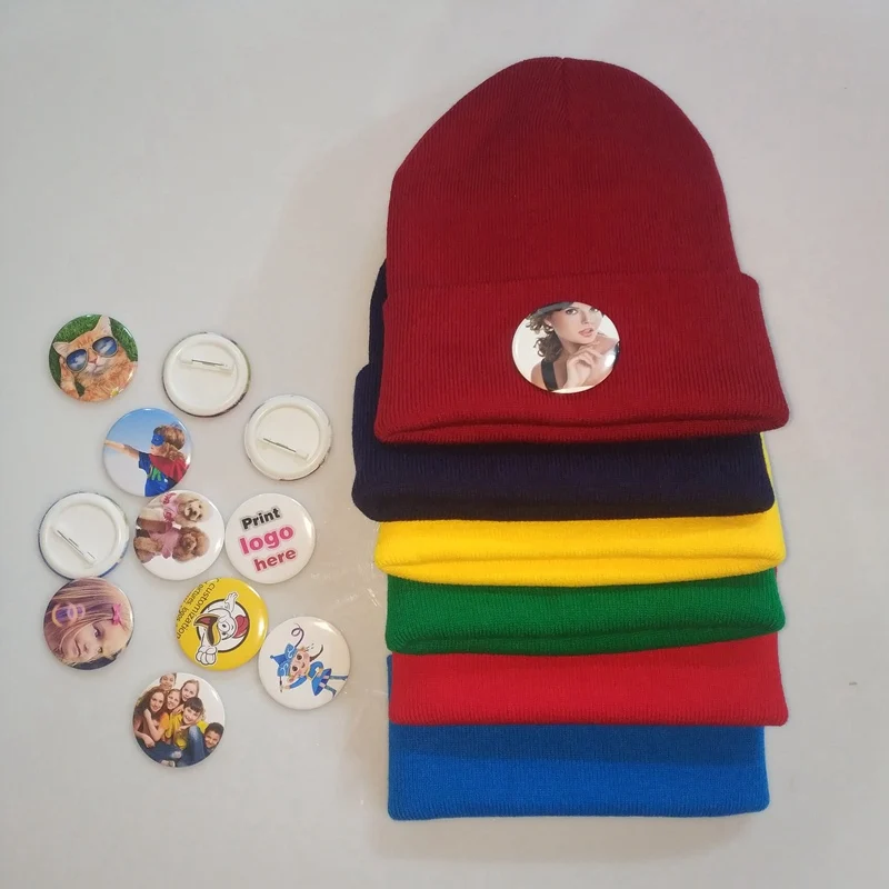 MYZOPER, модные, с принтом, значок Ad, унисекс, Skullies Beanies, сохраняющие тепло, новые, сделай сам, фото, хип-хоп, одноцветная Лыжная шапка, зимняя шапка