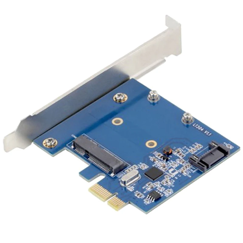 PCI-E PCIe для mSATA SSD и SATA 3,0 комбинированный расширитель адаптер карта 6 Гбит/с SATA3 PCI-E для SATAIII карта рейзер MSATA PCIE адаптер
