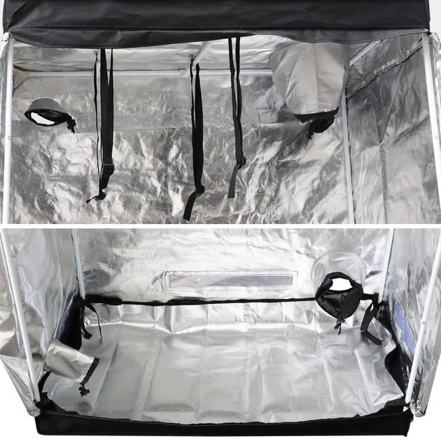 Beltéri Hidroponikusok Termesztése Sátor, Növekvő Szoba Doboz Led Növényi Fény, Fényvisszaverő Mylar Kert Üvegházak Sátor 60X120X150 Cm - Image 4