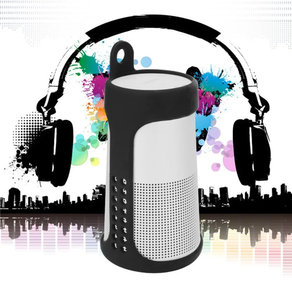 Мягкий силиконовый динамик чехол Защитная крышка для Soundlink Revolve Sling Carry Cover аксессуары для кожи
