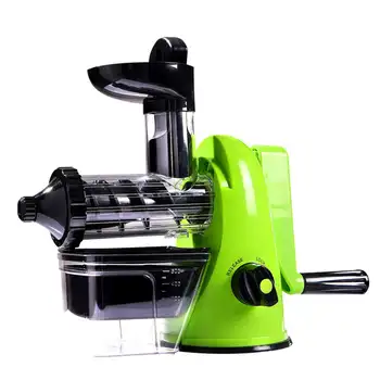 

Multifunctional Manual Fruit Ice Cream Machine Juicer Extractor Squeezer Manual Juicers Meat Fruit Vegetable Wheatgrass 500ML