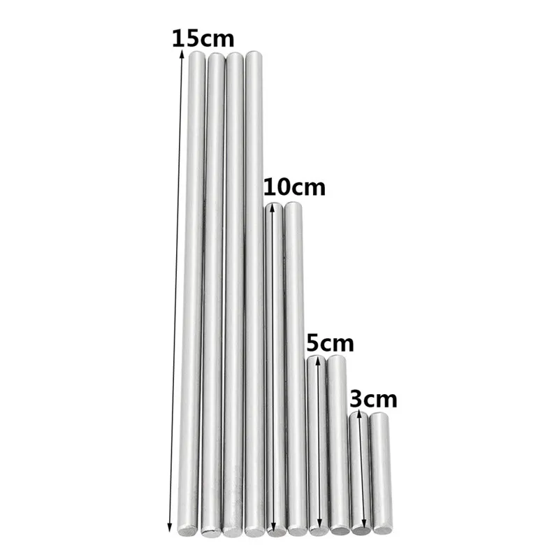 10Pcs 5.3mm High Hardness Ejector Pins Set For Pushing Drill Buttons Steel Reamer Tools Full Specifications Machine Tools Accessories