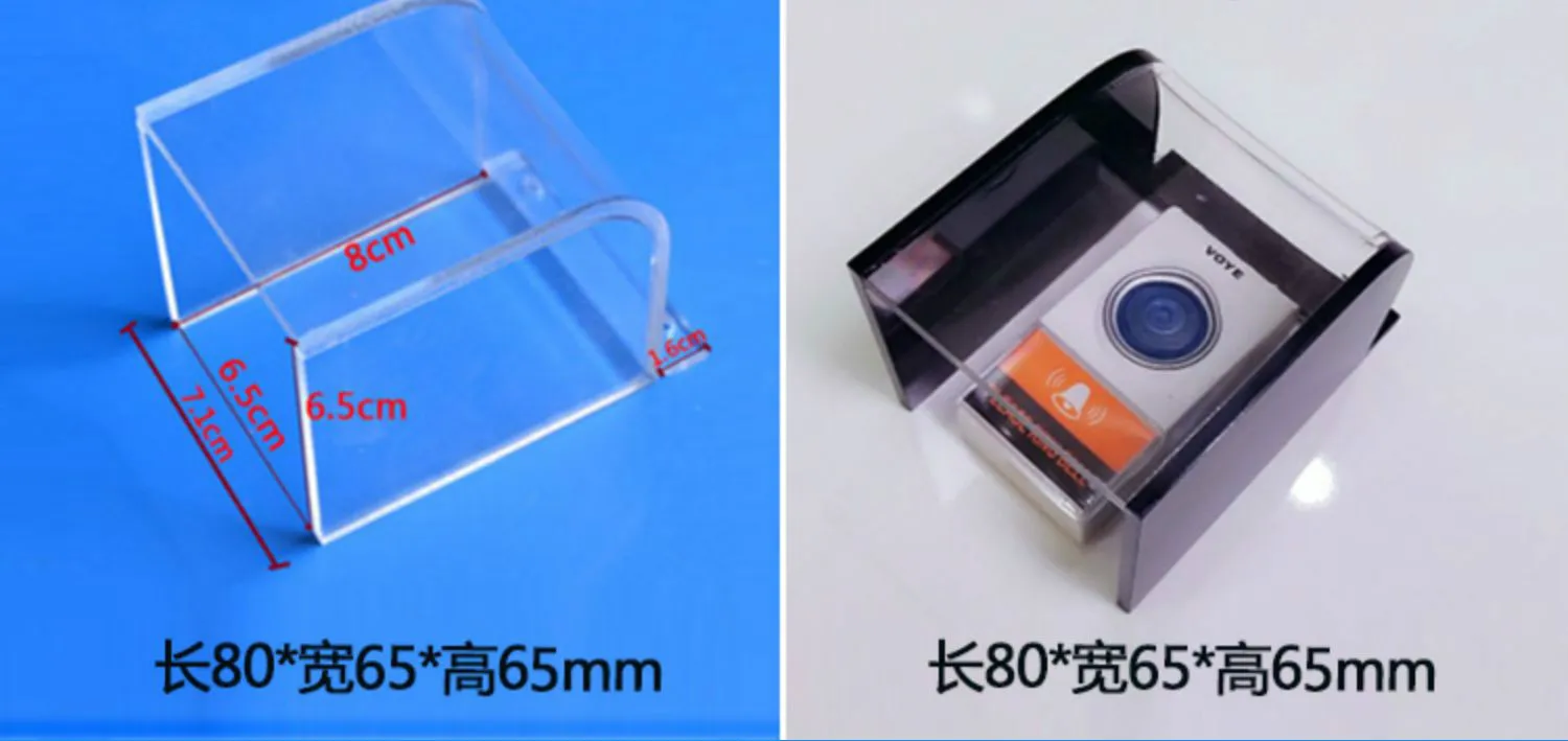 RFID металлическая клавиатура пластиковый дождевик прозрачный непромокаемый водонепроницаемый корпус для двери телефона система контроля доступа