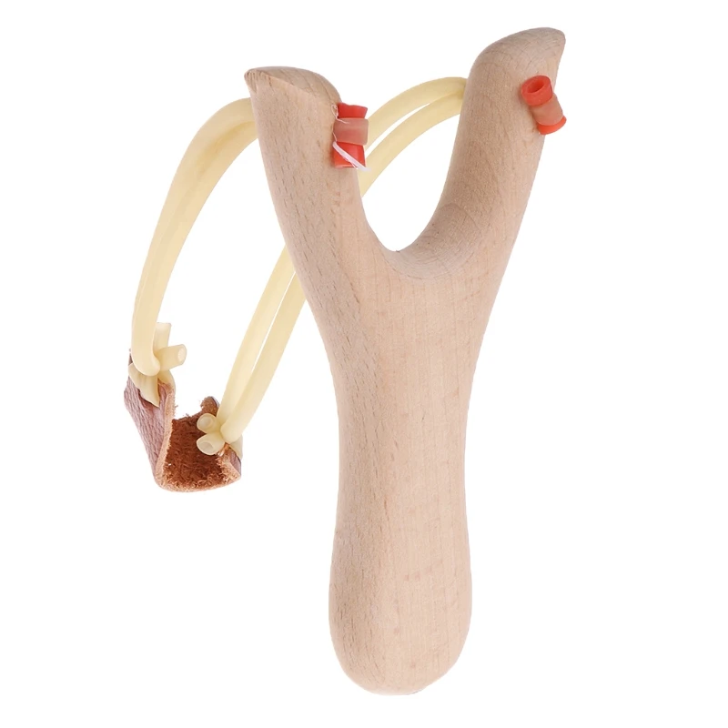 

Powerful Log Slingshot Catapult Bow Outdoor Hunting Camping Tool New