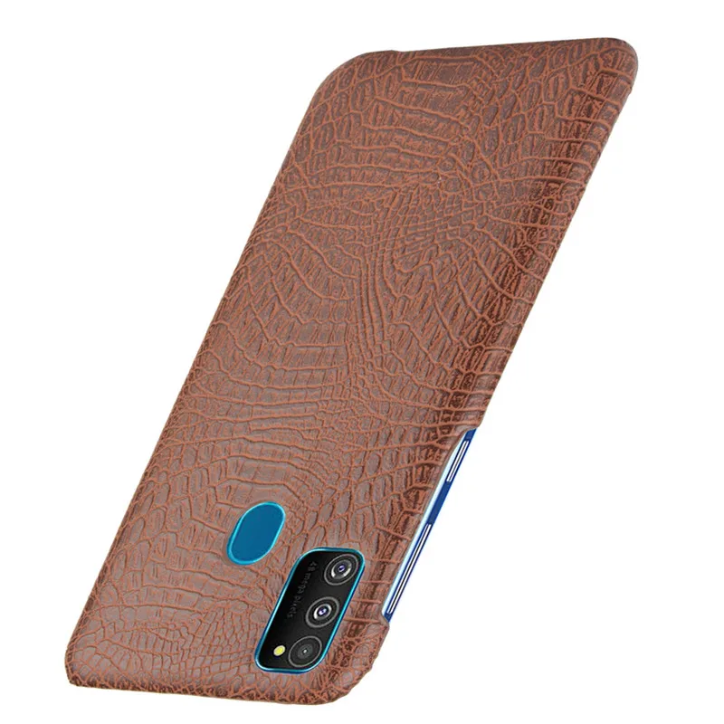Для samsung Galaxy M30s PU чехол M30 S кожаный чехол из крокодиловой кожи PC жесткий чехол для samsung M30s чехол 6," Телефон Чехол