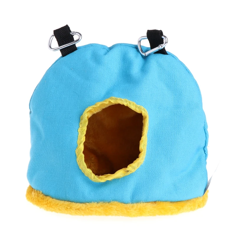 

New Parrot Nest Plush Warm Winter Hammock Pet Bird Hanging Swing Bed Cave 3 Size J6PD