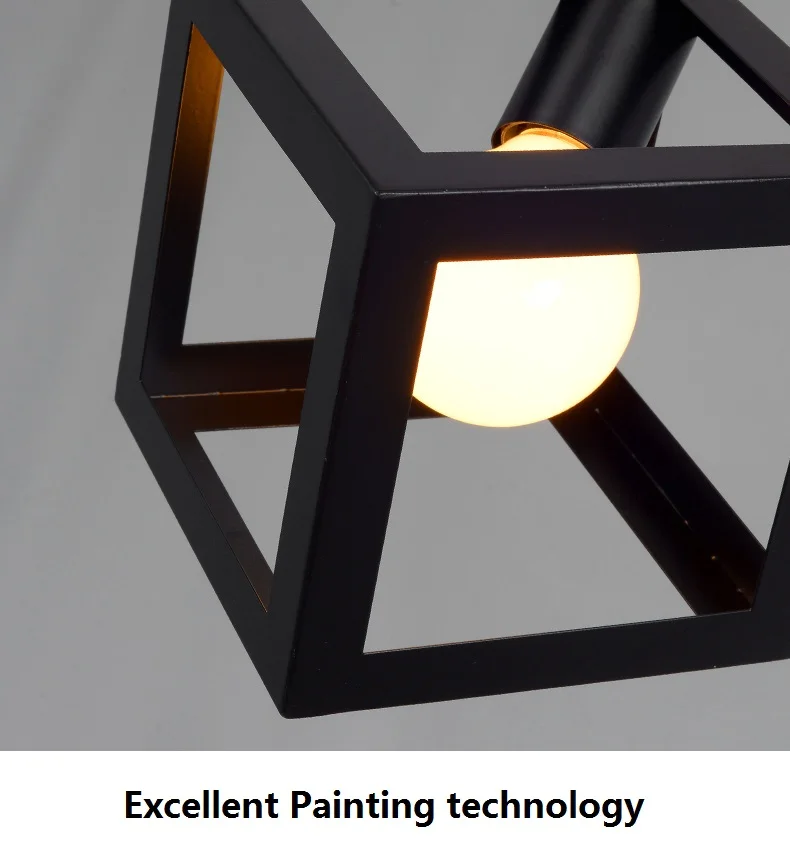 Современный подвесной светильник s Hanglamp Lustre винтажный светильник Промышленный светильник Lamparas De Techo Colgante современный скандинавский Лофт клетка