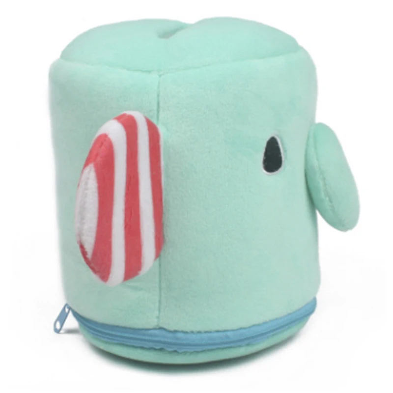 Paper Towel Storage Box Green Plush Tissue Box Cover Cloth Tissue Boxes Cover Cute Tissue For Children Table Decor