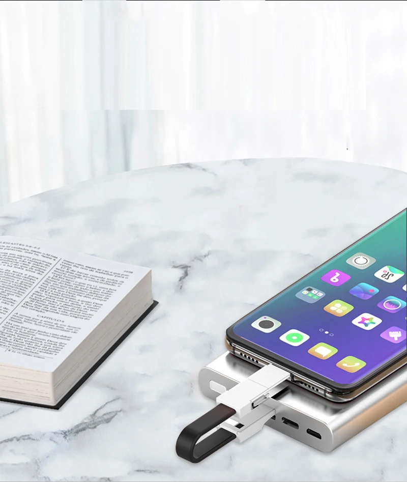 Портативный магнитный 3 в 1 короткий USB кабель usb type C Micro c для iPhone зарядное